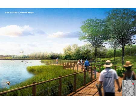 江苏连云港灌云县燕尾新城湿地公园景观规划设计
