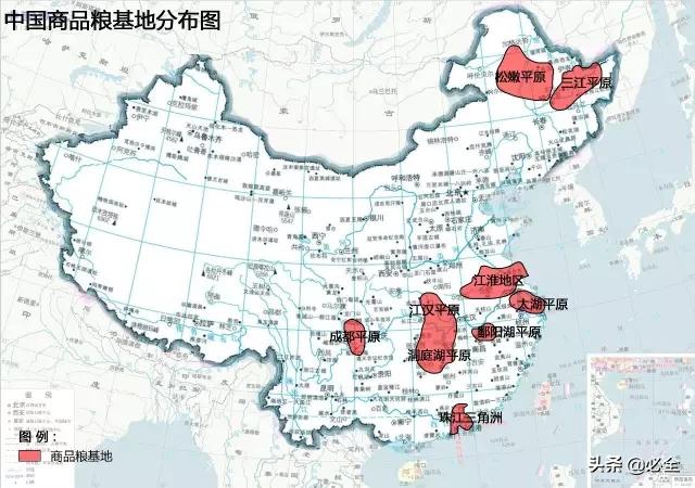 农业科普：中国农业15项世界第一，一览中国农业分布地图