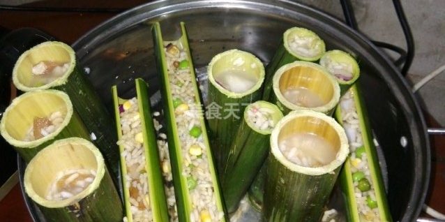 研学劳动课程：地方民俗特色竹筒饭的手工做法